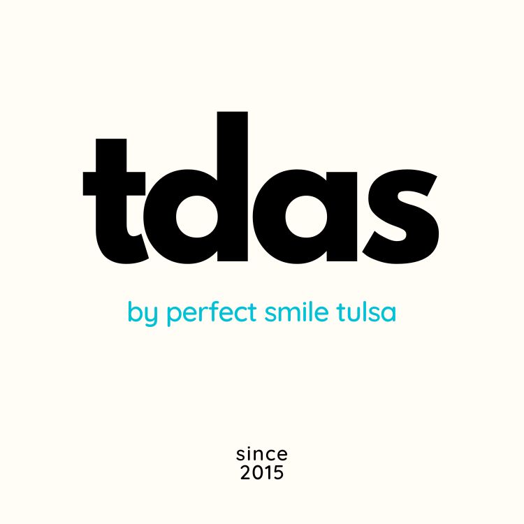 TDAS logo in black block letters